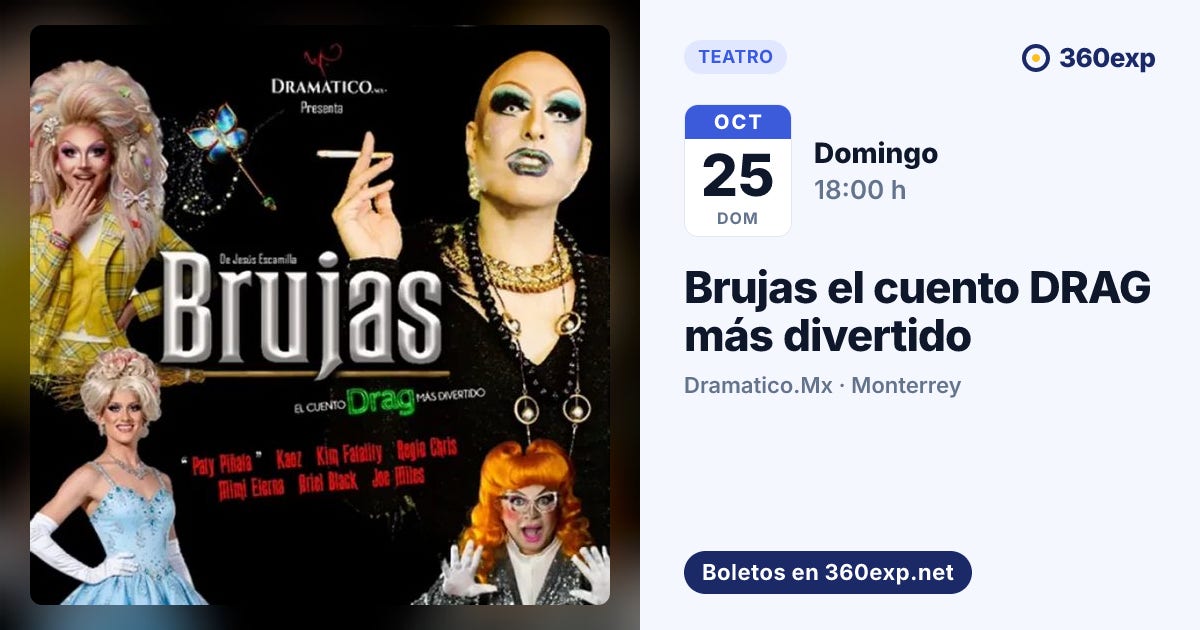 Brujas el cuento DRAG más divertido